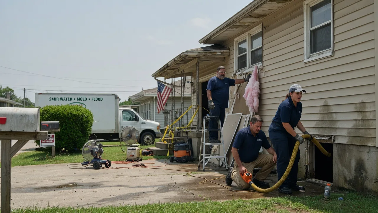 Water Damage Repair in Mineola, TX near me